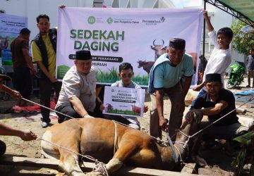 Sambut Hari Raya Idul Adha, UPZDK Permata Bank Syariah Salurkan Sedekah Daging Bersama IZI Riau