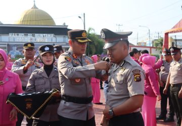 Sejumlah Personil Polri dan ASN Polres Muba Naik Pangkat, Kapolres: Semakin Tinggi Tanggungjawab yang Diemban