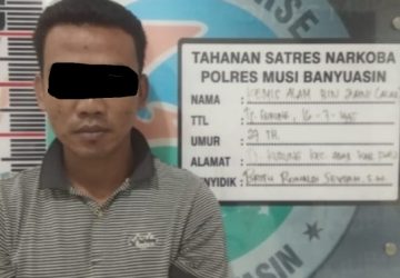 Berkat Laporan Masyarakat, Satresnarkoba Polres Muba Amankan Pemuja Narkoba