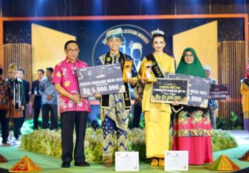 Bupati Inhil HM WARDAN Hadiri Malam Puncak Grand Final Pemilihan Bujang & Dara 2023