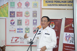 Bupati Inhil HM WARDAN Instruksikan OPD Terkait Gerak Cepat Sukseskan Pemilu 2024