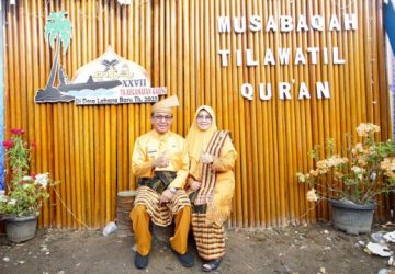 Bupati Inhil HM Wardan Lepas Pawai Ta’ruf dan Resmikan Bazar MTQ ke-27 Tingkat Kecamatan Gaung Tahun 2023