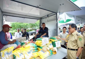 Bupati Inhil HM WARDAN Apresiasi Pelaksanaan Gerakan Pangan Murah Nasional