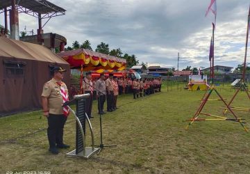 Sowa’a Laoli, Membuka Secara Resmi Kegiatan Raimuna Cabang-1 Kwarcab Kota Gunungsitoli Tahun 2023