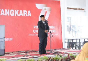 Peringatan HUT Bhayangkara ke-77 Bupati Alfedri Harap Polri Semakin Dekat Dengan Masyarakat