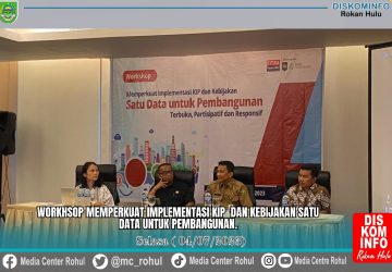 Rokan Hulu Ikuti Workshop Keterbukaan Informasi dan Satu Data Pembangunan
