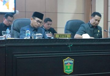 Rapat Paripurna Pendapat Akhir Fraksi-fraksi Dewan Terhadap 2 Ranperda Inisiatif DPRD Kota Sungai Penuh