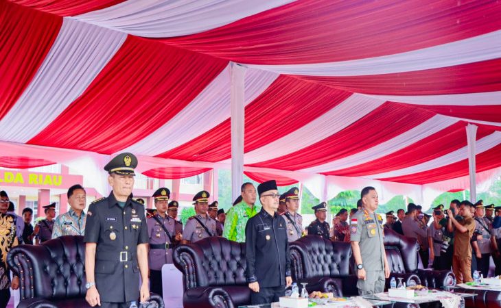 Pj Bupati Kampar Hadiri Penutupan Diktuba Polri Gelombang I