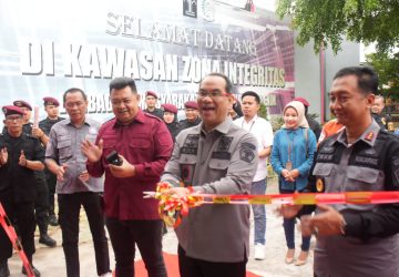 Kakanwil Kemenkumham Sumsel Ilham Djaya Resmikan PTSP Lapas Muara Enim