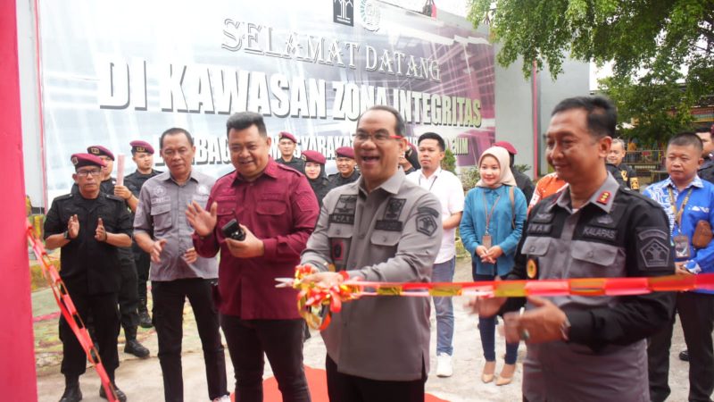 Kakanwil Kemenkumham Sumsel Ilham Djaya Resmikan PTSP Lapas Muara Enim