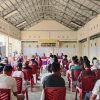 Warga Desa Karang Raja Menanyakan Marka Jalan Pada Saat Jumat Curhat Yang Digelar Oleh Polres Muara Enim