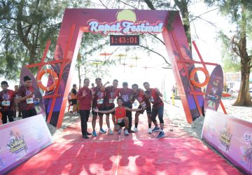 Diikuti Bule Amerika, Running 10K Festival Rupat Mampu Sedot Wisatawan Mancanegara