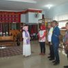 Dekranasda Lamsel Kenalkan Kerajinan Kain Tapis kepada Peserta JUMBARA PMR Nasional IX 2023