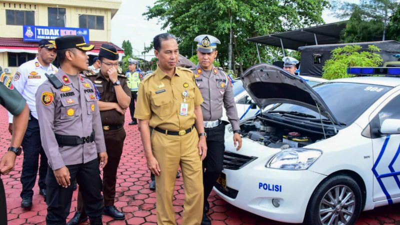 Bupati Hadiri Apel Gelar Pasukan Operasi Patuh Lancang Kuning 2023