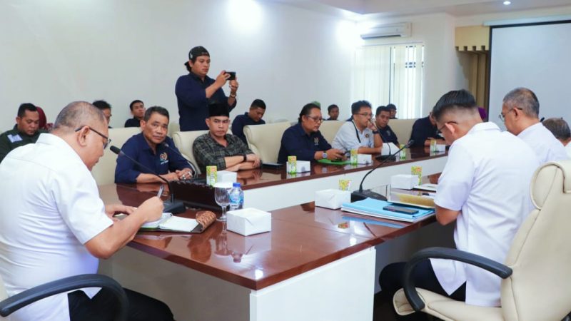 Pj Sekda Muba Sambut Kunjungan PWI Muba