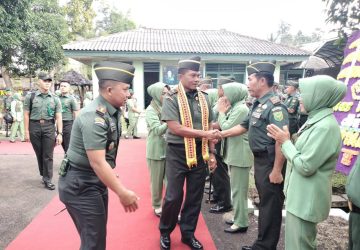 Kunjungan Kerja Danrem 043/Gatam dan Ketua Persit Kartika Chandra Kirana Korcab Rem 043 PD II/SWJ ke Kodim 0424/Tanggamus