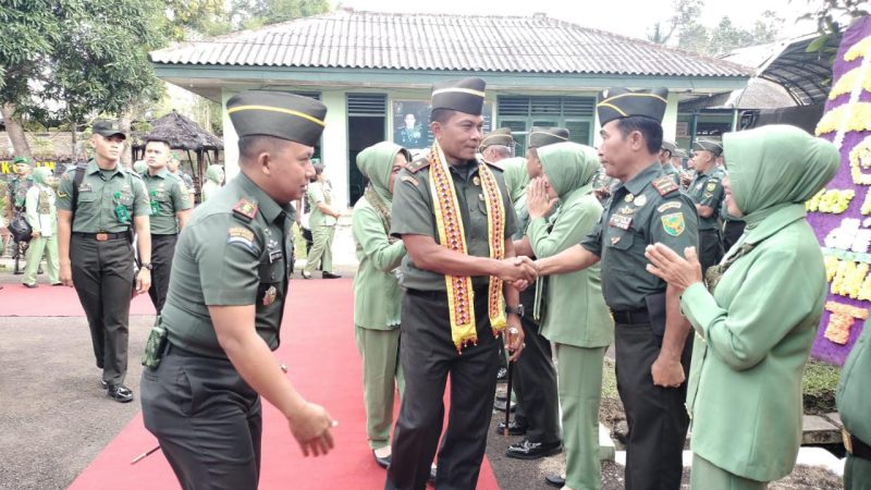 Kunjungan Kerja Danrem 043/Gatam dan Ketua Persit Kartika Chandra Kirana Korcab Rem 043 PD II/SWJ ke Kodim 0424/Tanggamus