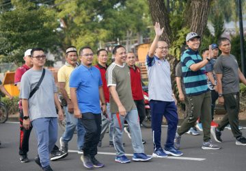 Semarak Fun Walk – Fun Run Adhyaksa Muba Fest Banjir Peserta