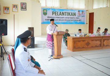 Penghulu Kampung Teluk Mesjid Jumain Resmi Dilantik Bupati Siak Alfedri