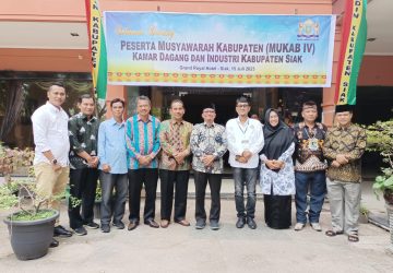 Kadin Kabupaten Siak Laksanakan Musyawarah Kabupaten ke IV, Helfi Herwandi Terpilih Sebagai Ketua Kadin Kab. Siak