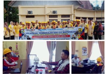 PUPR Kab. Kerinci Sukses Adakan Pelatihan, Pembekalan dan Uji Sertifikasi Tenaga Kerja Konstruksi Tingkat Terampil