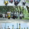 Ribuan Pecinta Vespa Tua Berkumpul di Buper Tengku Buwang Asmara