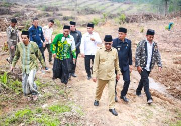 Pj Bupati Apriyadi Tinjau Lahan Pembangunan Kampus NU di Tungkal Jaya