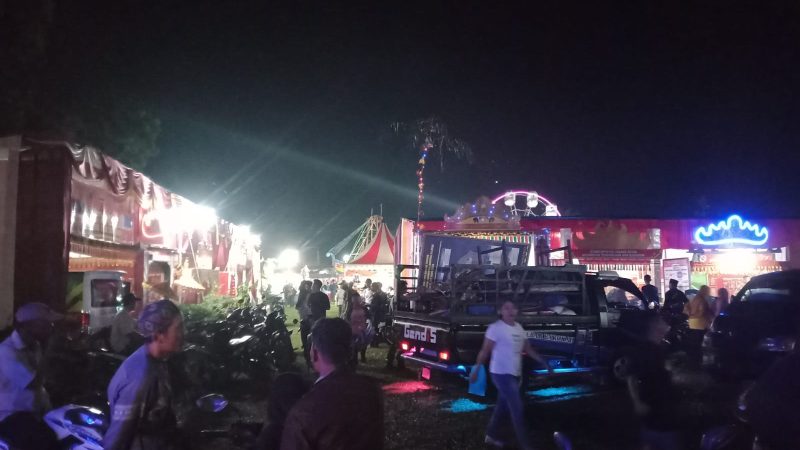 Suasana di Lokasi Penengahan Fair 2023, Jelang Pembukaan Resmi Pagi Hari Ini