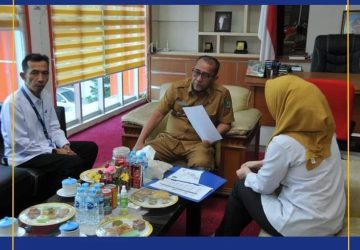 Wakil Bupati Indrahiri Hulu Drs.H.junaidi Racmat.M.si Sambut Kunjungan PT Taspen Pekan Baru. Dukung Program Untuk Kesejahteraan ASN