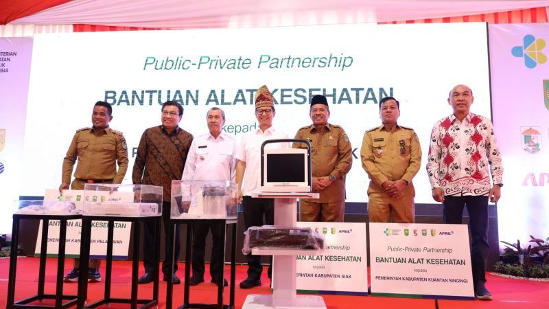 Bupati Alfedri Hadir Kunjungan Kerja Menkes RI di Pelalawan