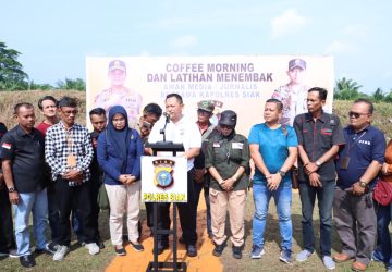 Kapolres Siak Gelar Coffee Morning Bersama Awak Media di Berbagai Organisasi wartawan