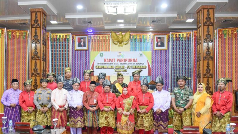 DPRD Kabupaten Bengkalis Menggelar Rapat Paripurna Sempena Hari Jadi Bengkalis ke 511