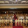 Wujudkan Sinergitas Pembangunan dan Ciptakan Pemilu Damai, Bupati Inhil HM WARDAN Ikuti Rakor Bersama Gubri