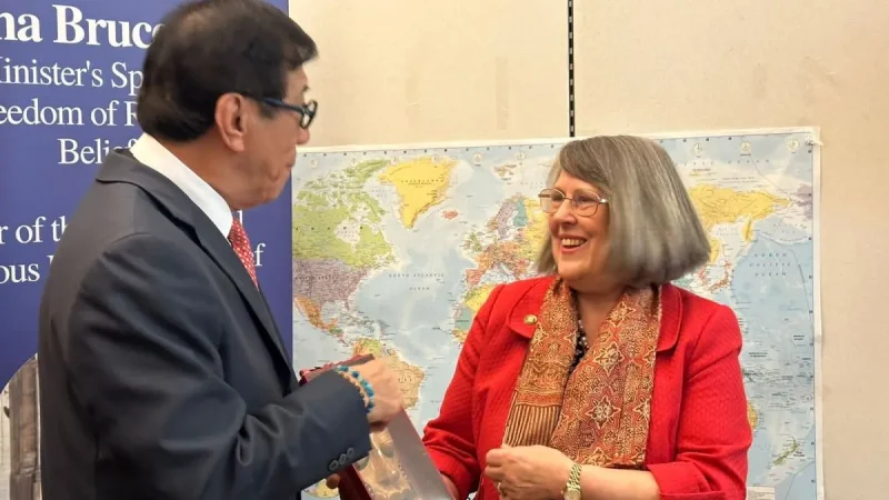 Yasonna Promosi Kebebasan Beragama di Indonesia ke Parlemen Inggris