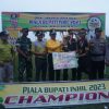 Open Turnamen Sepakbola Piala Bupati Sungai Undan Resmi di Tutup Bupati Inhil HM WARDAN