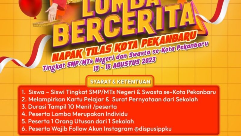 Perpustakaan Tenas Effendy Akan Gelar Lomba Budaya Tingkat SMP/MTs