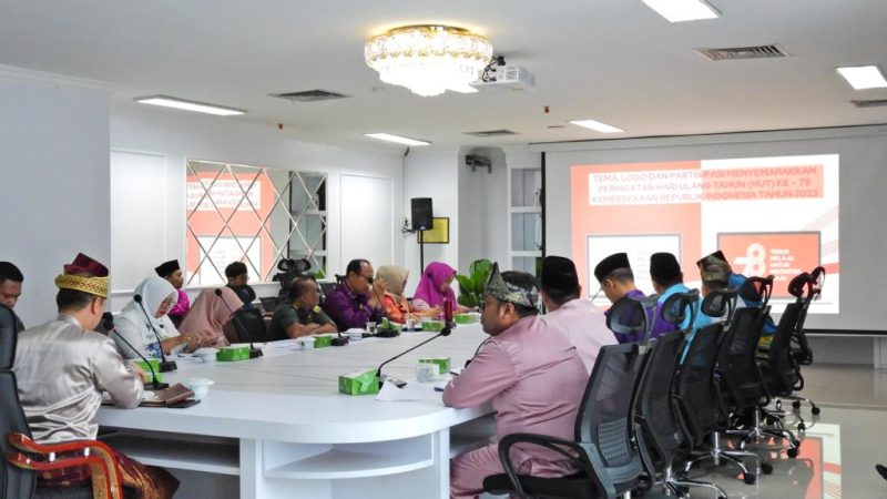 Pemko Pekanbaru Gelar Rapat Persiapan Sambut HUT RI Ke-78 Tahun