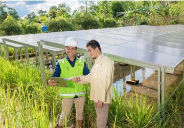 PLTS Irigasi Bukit Asam Jadi Andalan Petani Desa Nanjungan