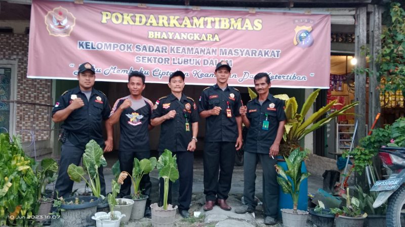 Pokdar Kamtibmas Sektor Lubuk Dalam, Siaga Amankan Acara MTQ Tingkat Kec Lubuk Dalam yang ke XIV Tahun