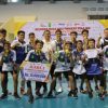 GOR Sultan Mahmudsyah Indragiri Hulu Merahi Juara Satu, Kejurda Volley Ball Tingkat Pelajar Se Riau