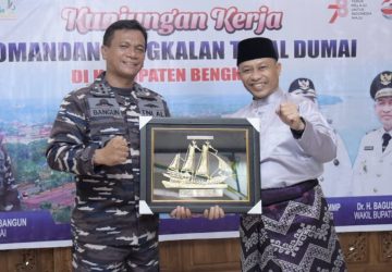 Wabup Bagus Santoso Terima Kunjungan Kerja Danlanal Dumai