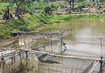 Meriakan Hut RI Ke 78 Tahun Yonif 141/AYJP Gelar Lomba Mancing