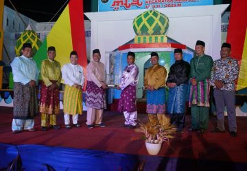 MTQ ke XIV Kecamatan Mempura di Tutup Bupati Siak Dalam Kondisi Hujan