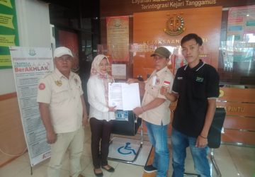 Lembaga lpkan RI Projamin Resmi Laporkan Oknum Kepala Pekon Ampai Kec. Limau di Kejari Tanggamus