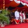 Wawako Gunungsitoli Sowa’a Laoli Ikuti Upacara HUT Kemri Yang Dilaksanakan di Lapmer