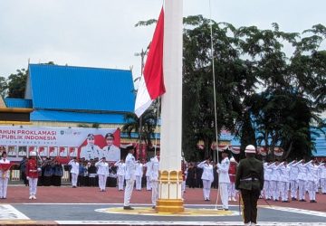 Upacara Peringatan Detik-Detik Proklamasi di Kabupaten Bengkalis Berlangsung Khidmat