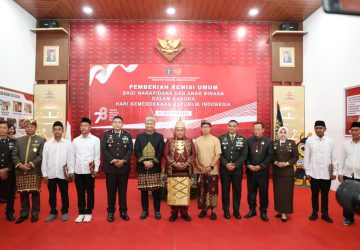 Bupati Nanang Ermanto Hadiri Penyerahan Remisi Umum Untuk Narapidana di Lapas Kelas II A Kalianda
