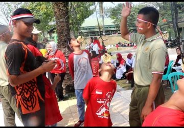 Yonif 141/AYJP Merayakan HUT RI ke-78 Gelar Perlombaan