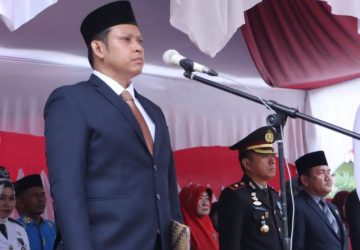 Wakil Ketua II DPRD Kab. Siak Androy Aderianda H, SH.MH.C.L.A Ikuti Upacara HUT RI ke-78
