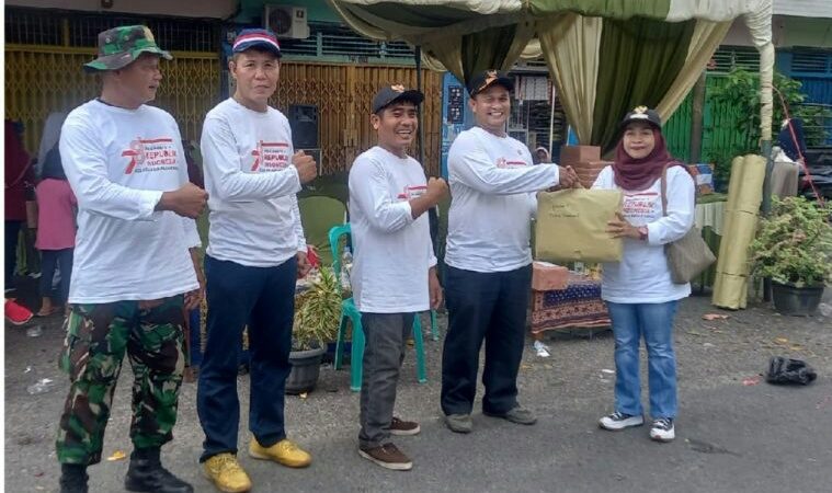 Lurah Pasar Kota Rengat Inhu, Raja Jamaluddin Gelar Lomba  Meriahkan HUT RI ke 78